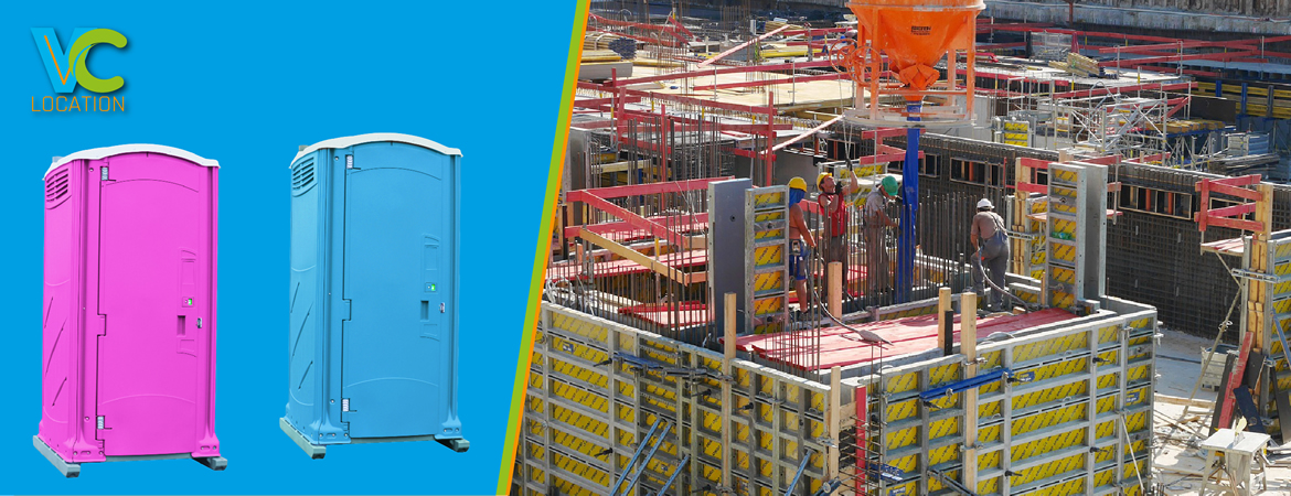 Location de toilettes mobiles de chantier, Vaucluse